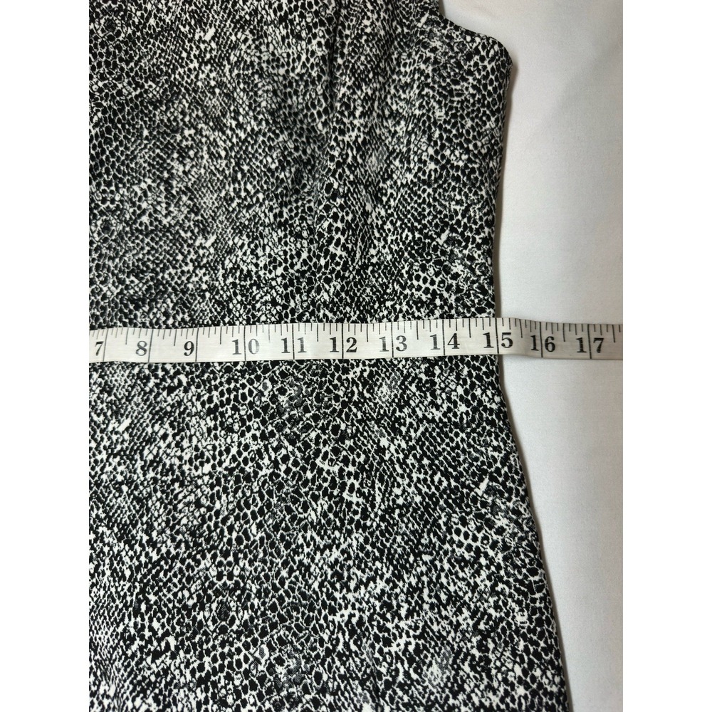 Calvin‎ Klein Size 10 Sheath Dress Black & White SlimmingCore Piece Career Event - Picture 7 of 8